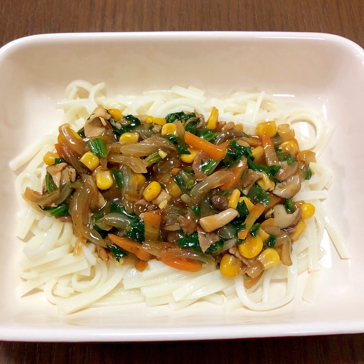 [幼児食] 取り分け可能！野菜あんかけうどん！